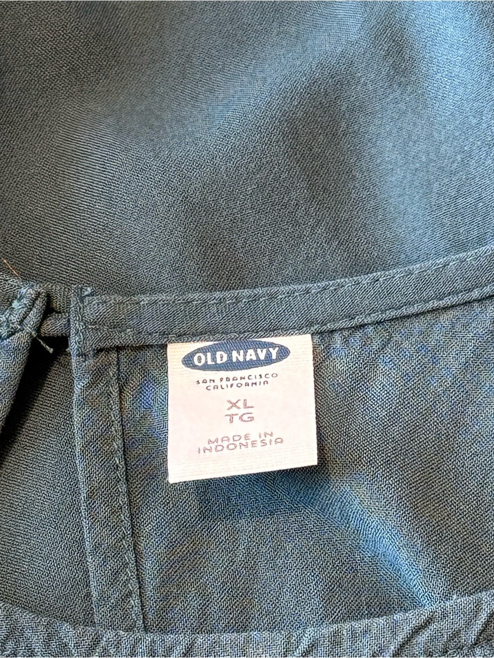 Old Navy Teal Blue Racerback Tank Top - Picture 5 of 6